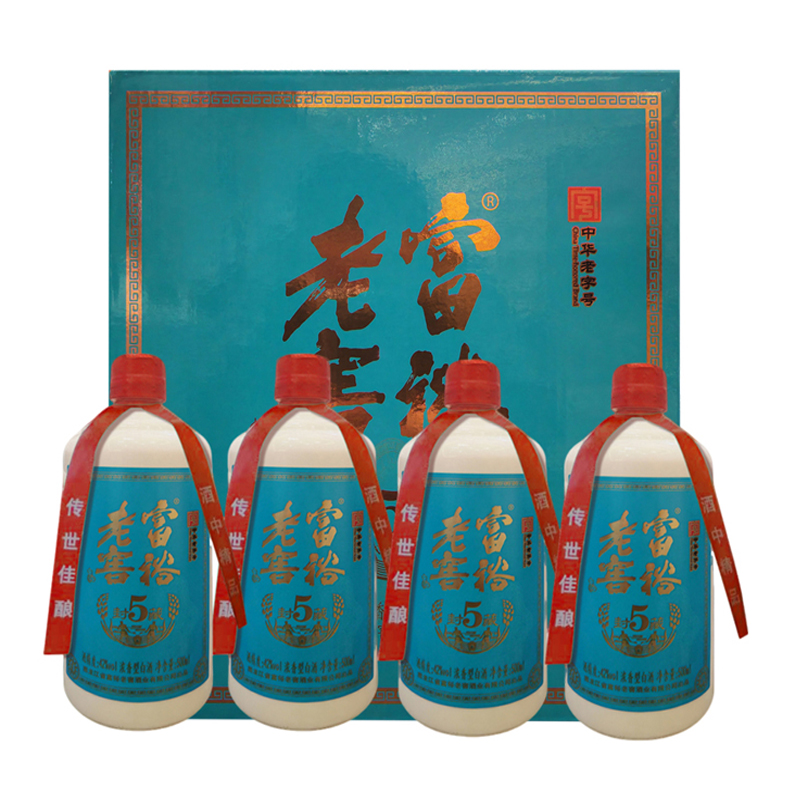 富裕老窖封藏5浓香型1级4瓶/箱1箱新老包装随机发货（1）42度500ml