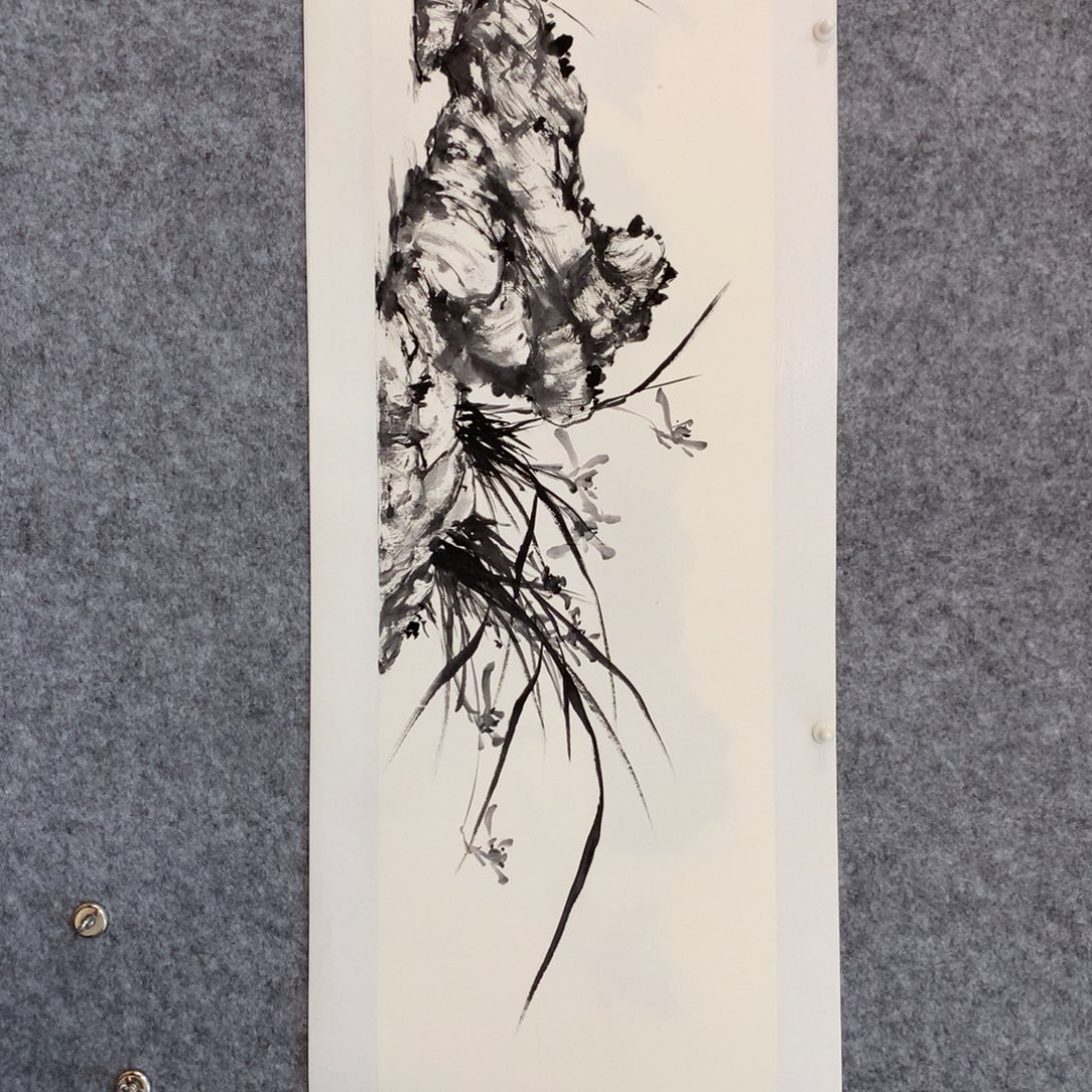 国画花鸟作品写意