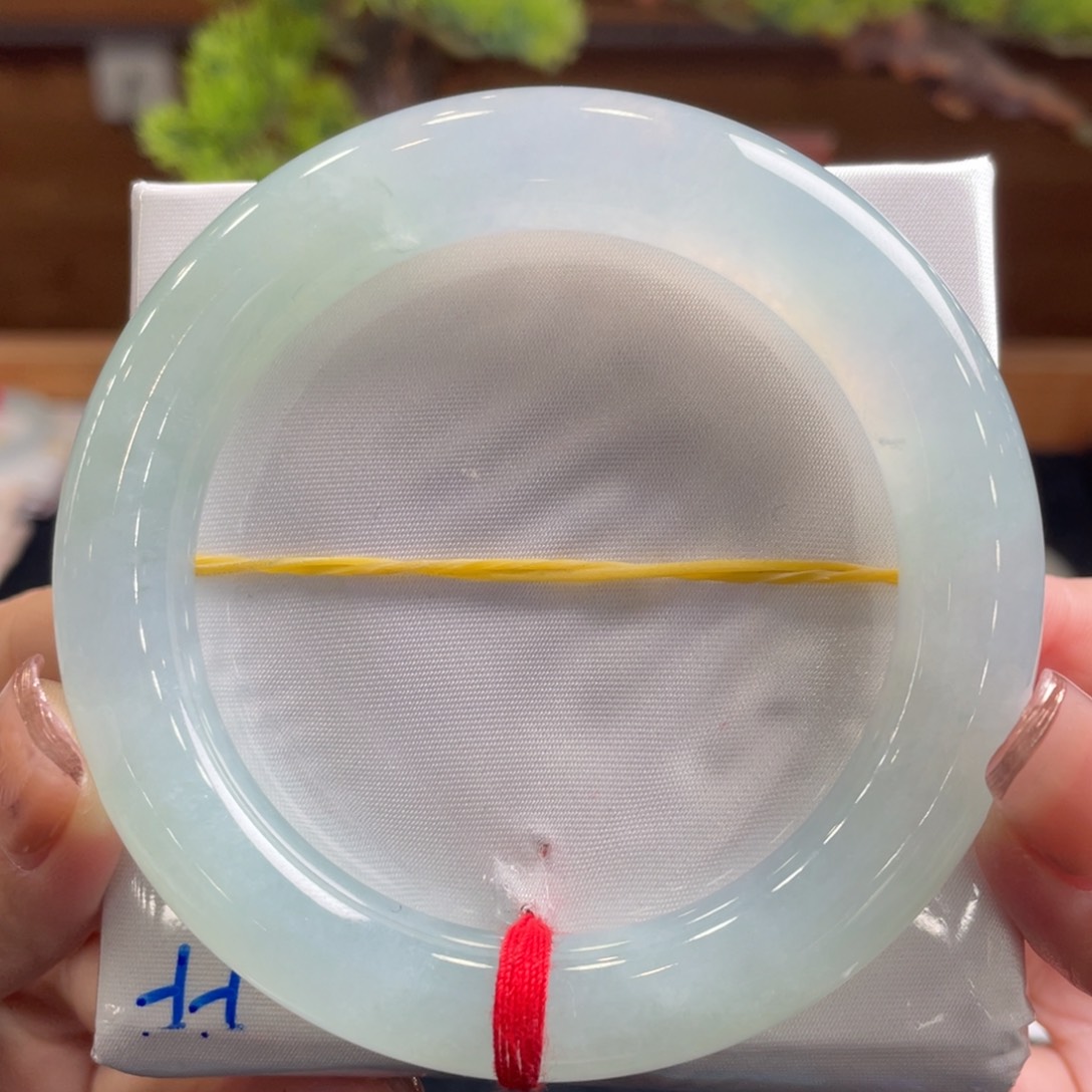 翡翠手镯未镶嵌57.5 圆条