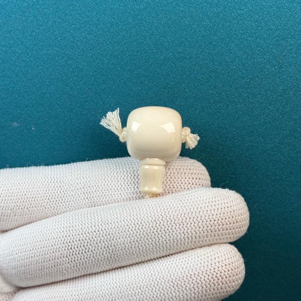 D62-69天然猛犸牙 藏式三通15.8*25mm支持复检假一罚十