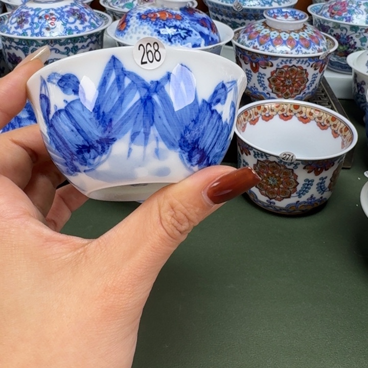 沙沙手工手绘茶具268