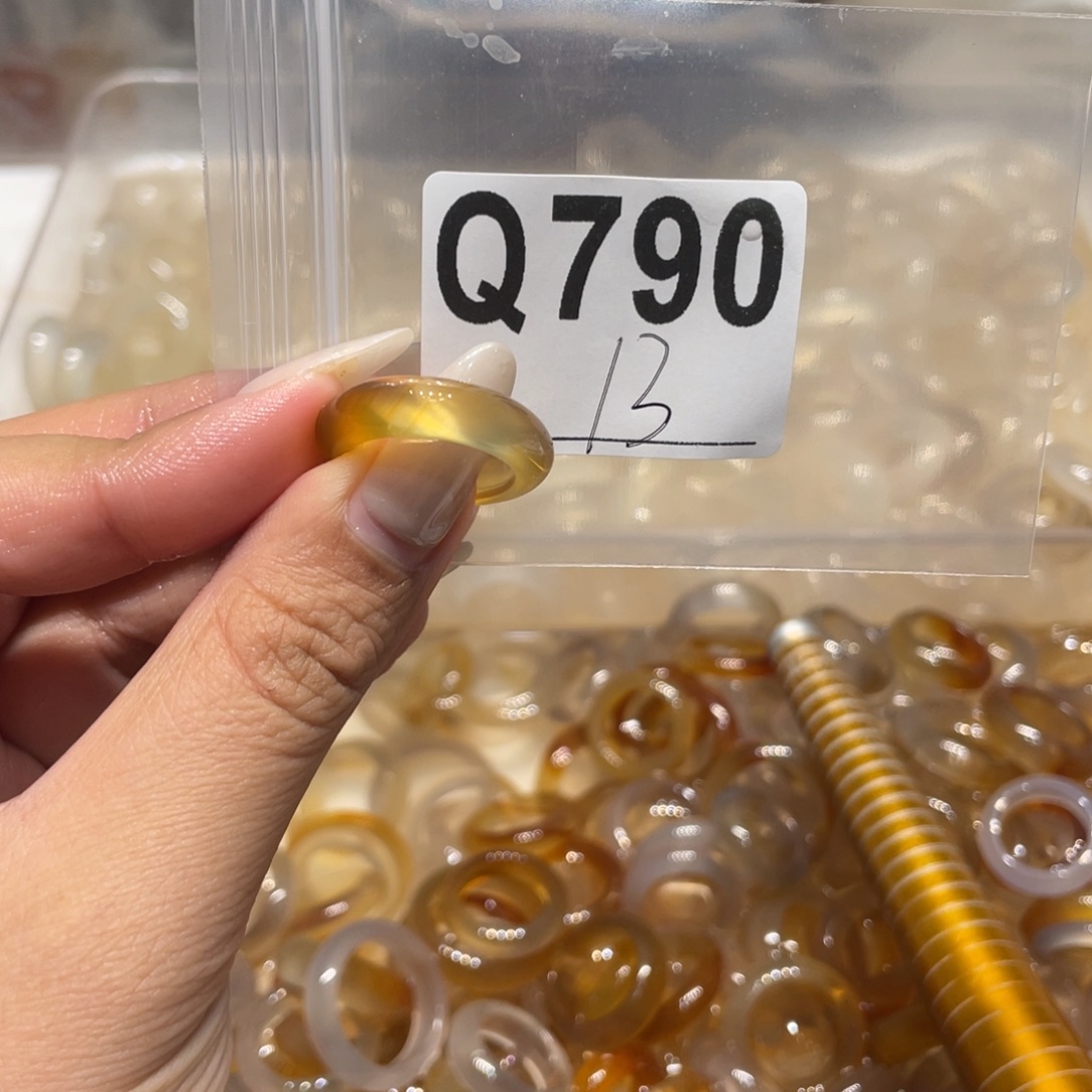 玛瑙/玉髓未镶嵌戒指790