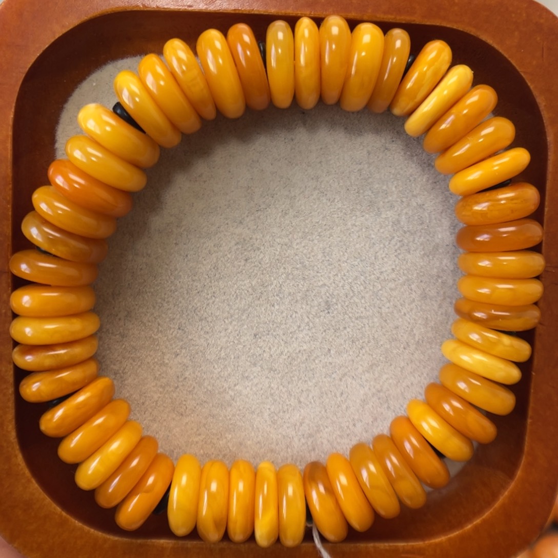 蜜蜡未镶嵌手链蜜蜡