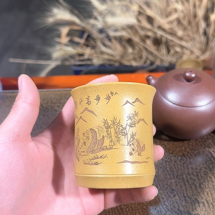 茶杯紫砂全手工紫砂主人杯