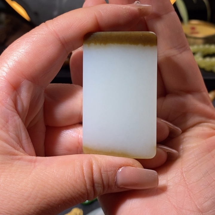 和田玉未镶嵌颈饰井****海