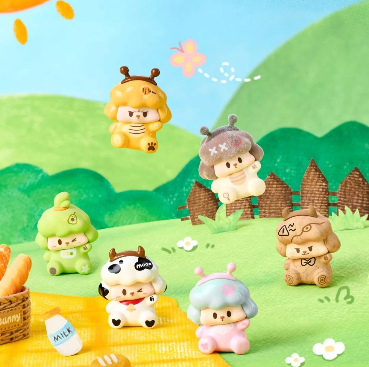 【拆盒】~~ 百变Buddy小狗系列萌粒挂件潮玩盲盒盲节日礼物