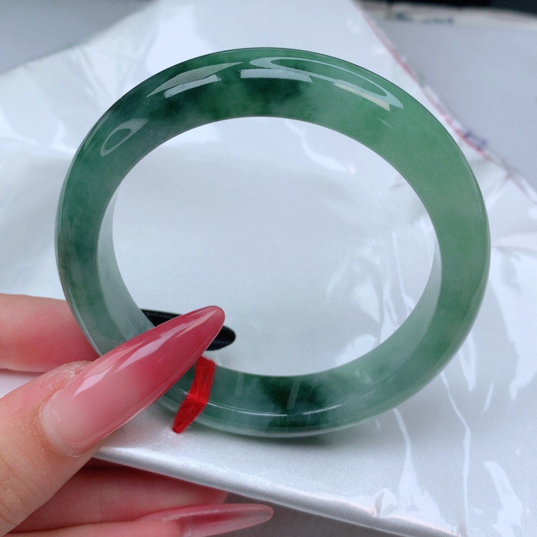 翡翠手镯未镶嵌正圈54