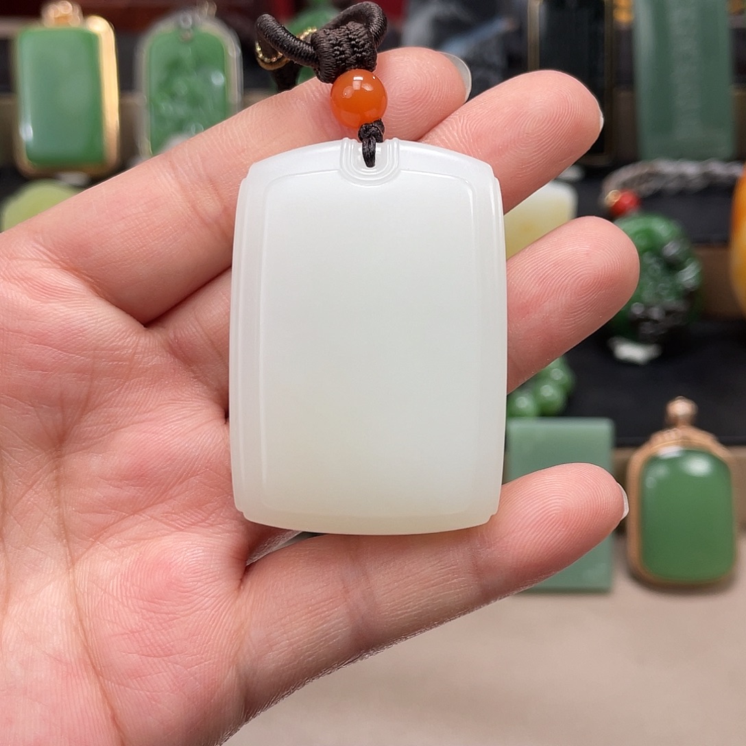 和田玉未镶嵌挂件