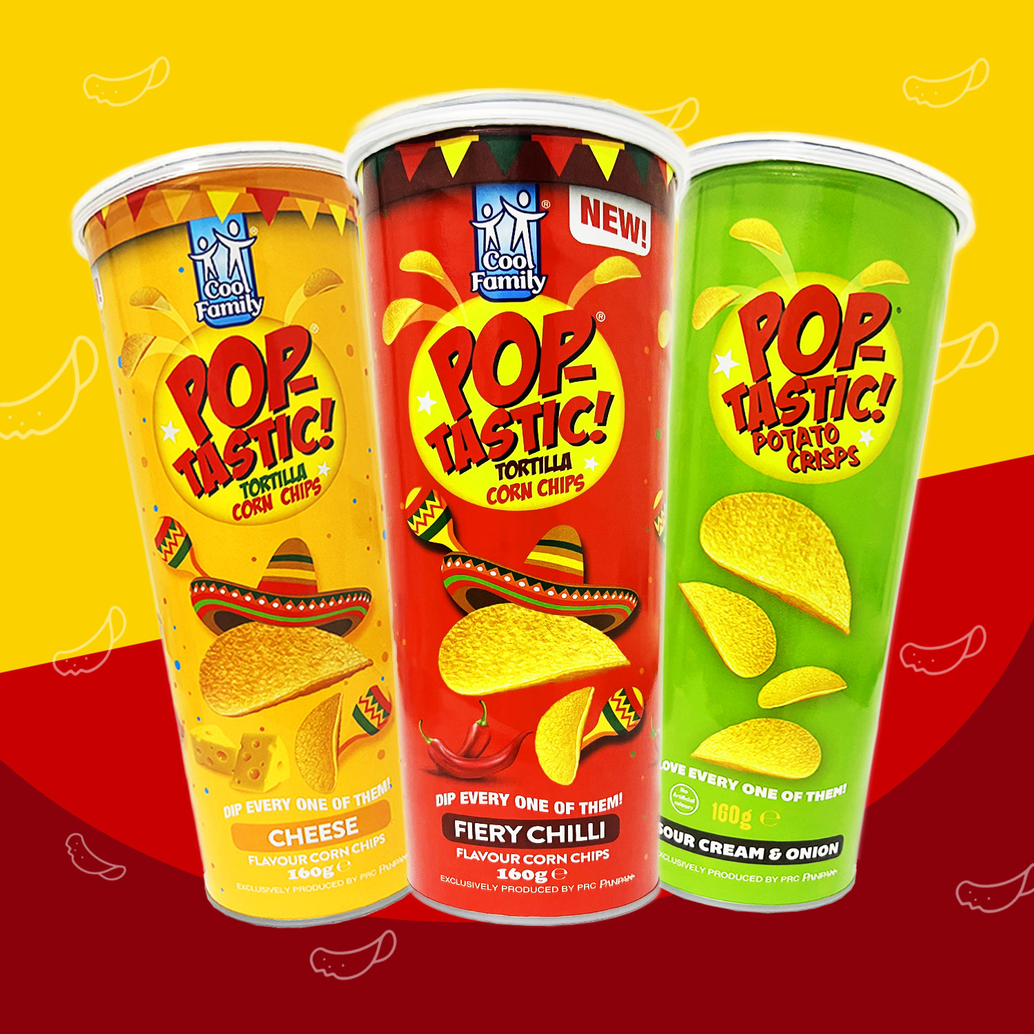 【直播】【25年10月26日到期】POP-TASTIC盼盼玉米薄脆薯片160g罐装