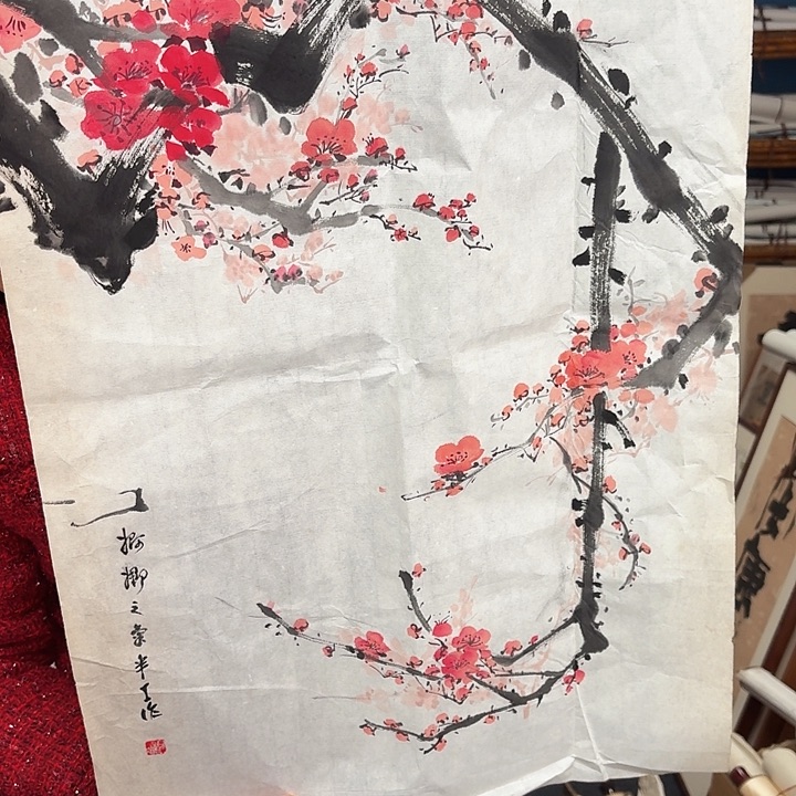 矮***肥国画手绘作品欣赏174