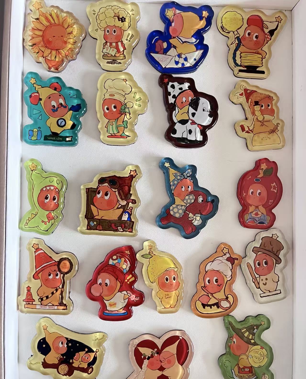 【可爱盲盒冰箱贴一个】升级明星对号入座24出9~不退不换不包官瑕