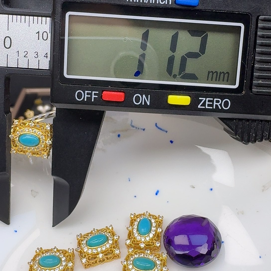 银S925镶嵌紫晶颈饰紫水晶925镶嵌143