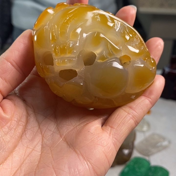 玛瑙/玉髓吊坠(不含链)未镶嵌