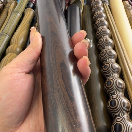 用***2国标红木紫光檀太极尺