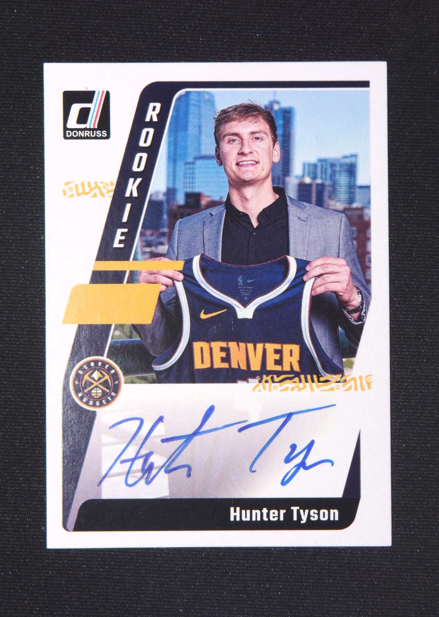 【直播开价】亨特泰森 明日签 帕尼尼NBA国宝手提亲笔签名球星卡 