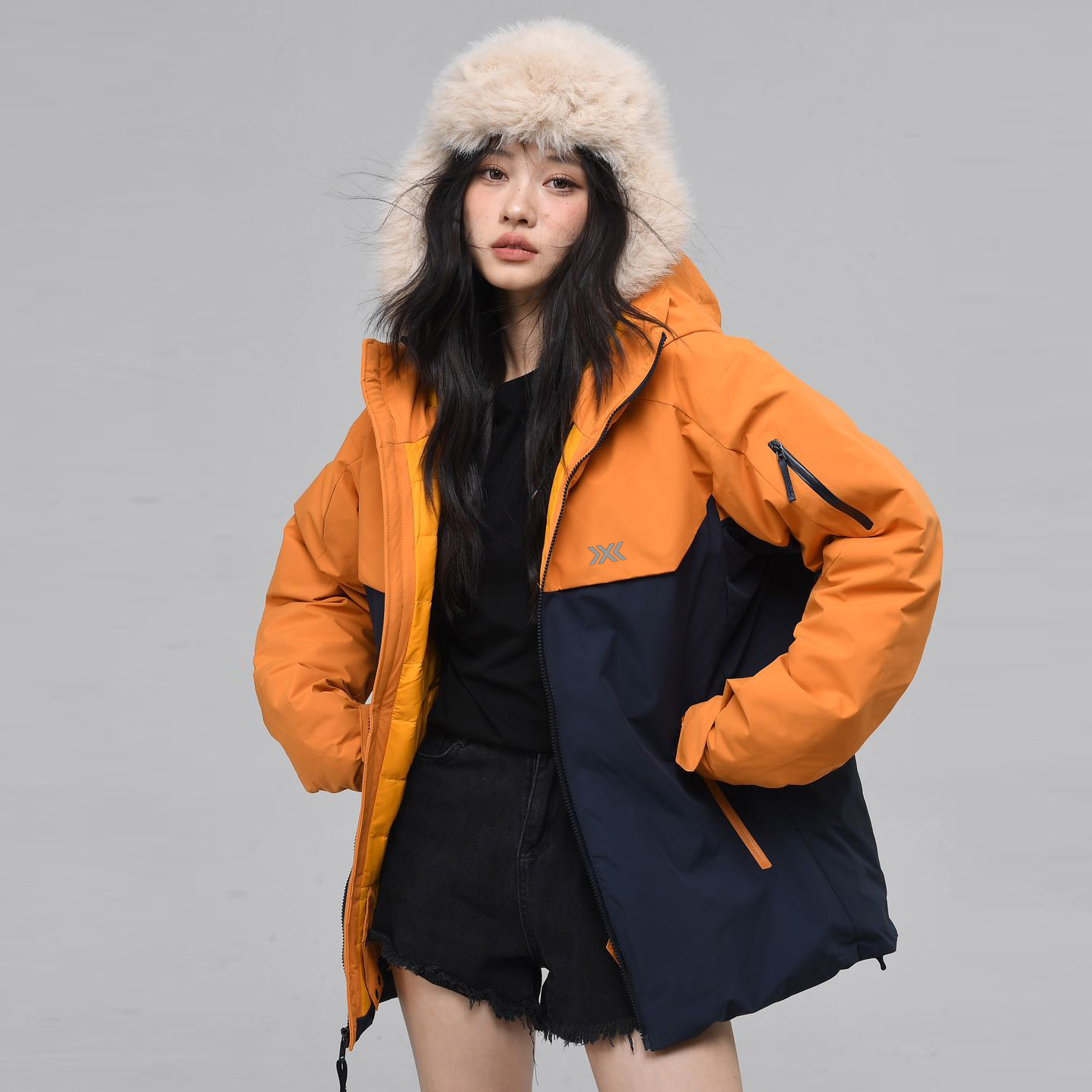 【XBIONIC AYENEN】F男士户外冲锋羽绒服保暖防水防风滑雪