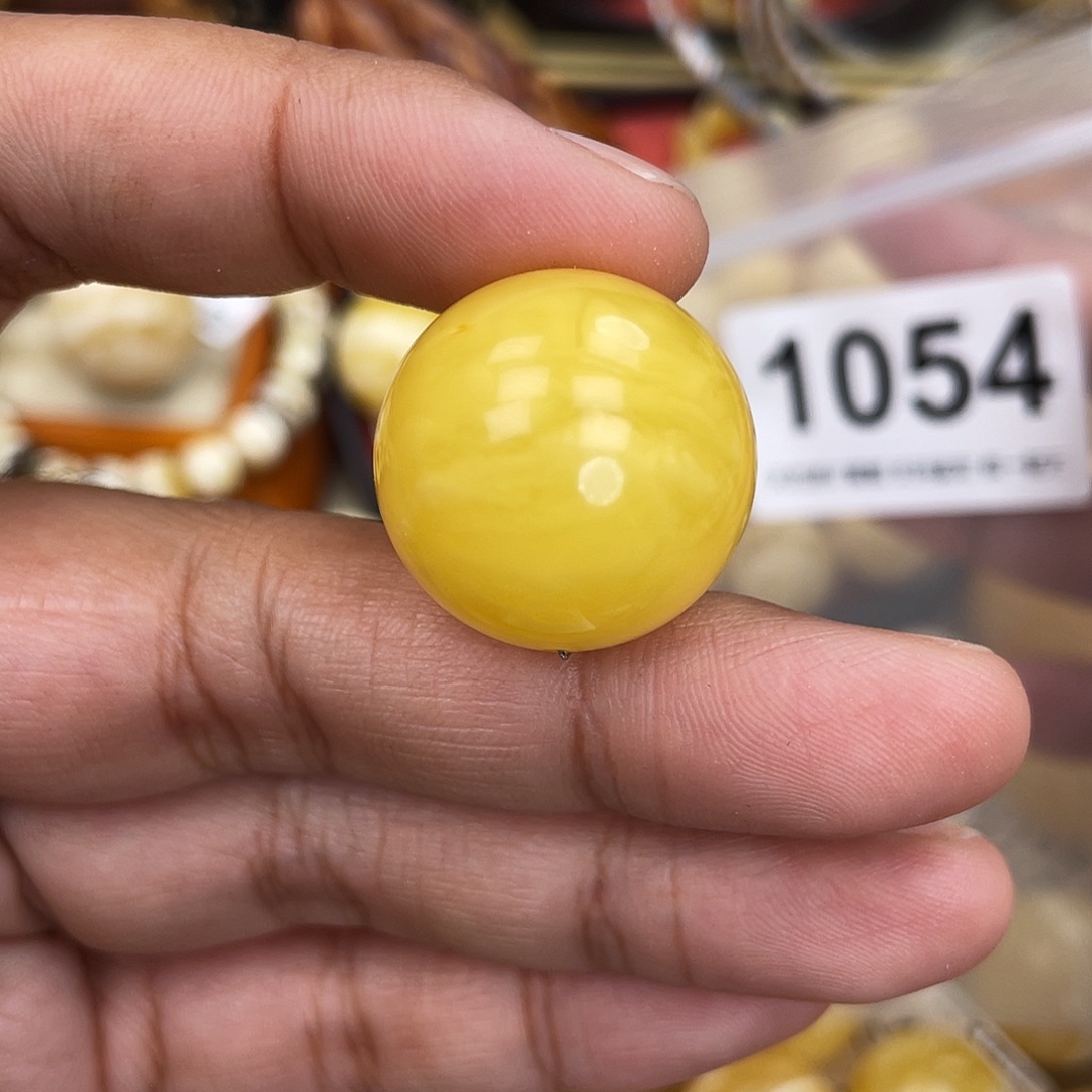 蜜蜡未镶嵌珠宝奇石皮坑22.9