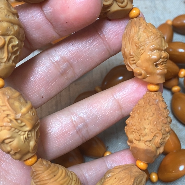 橄榄核手串/手链橄榄微瑕明王