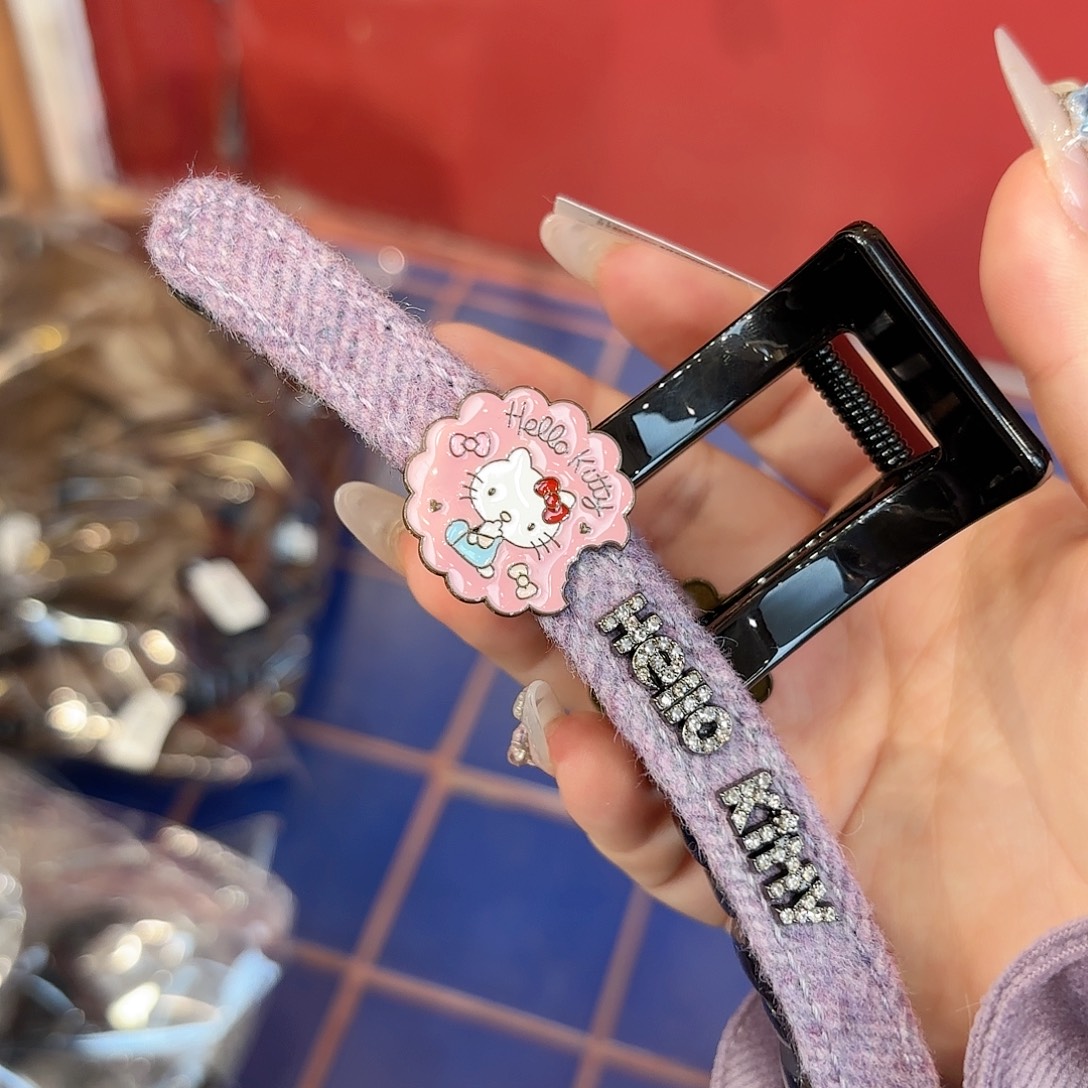 皮质铁合金发饰发夹