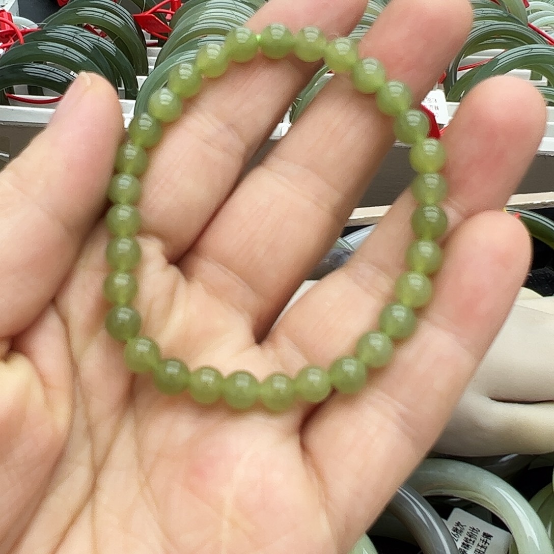 和田玉未镶嵌手链