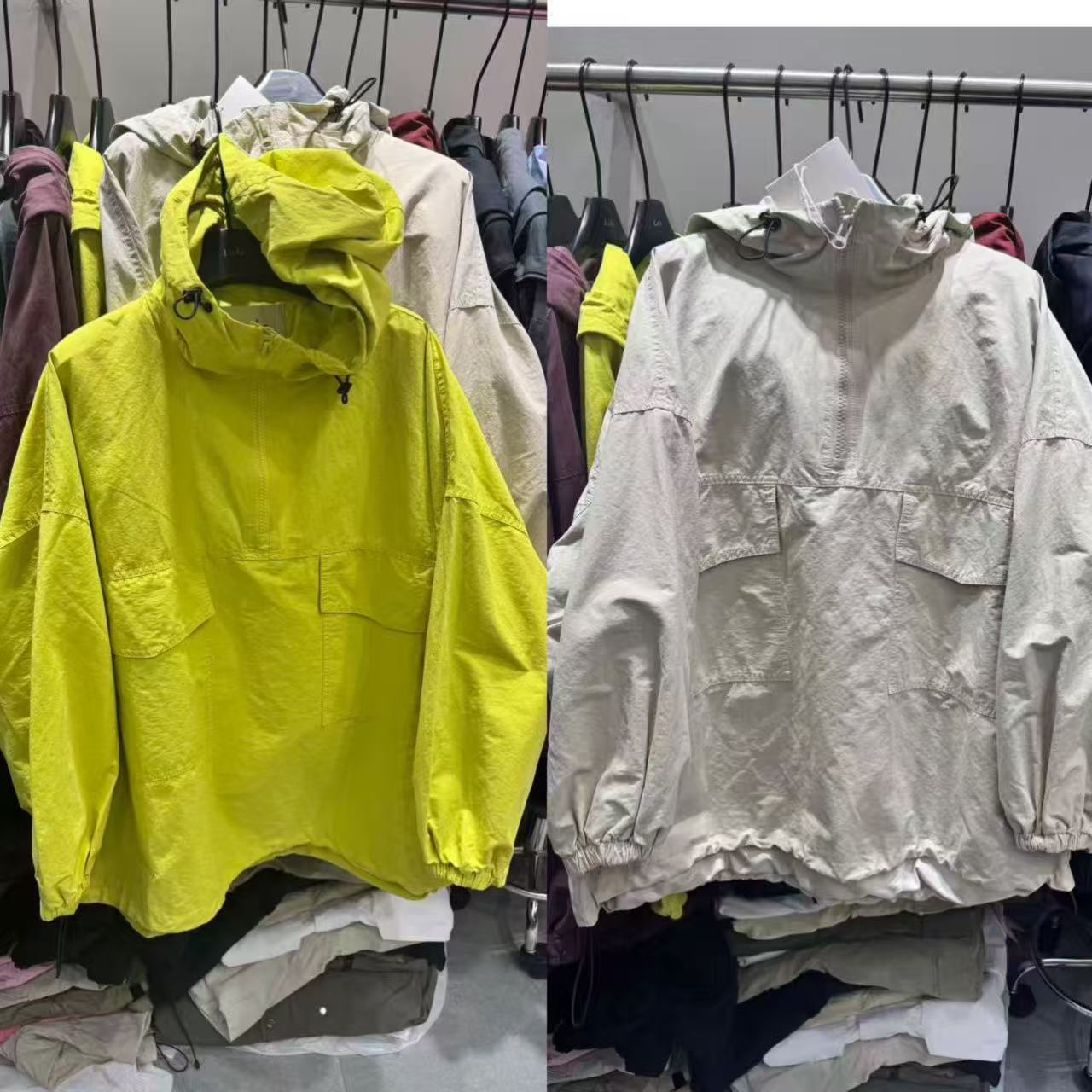 欧洲站2025秋季新款连帽宽松休闲百搭长袖套头外套