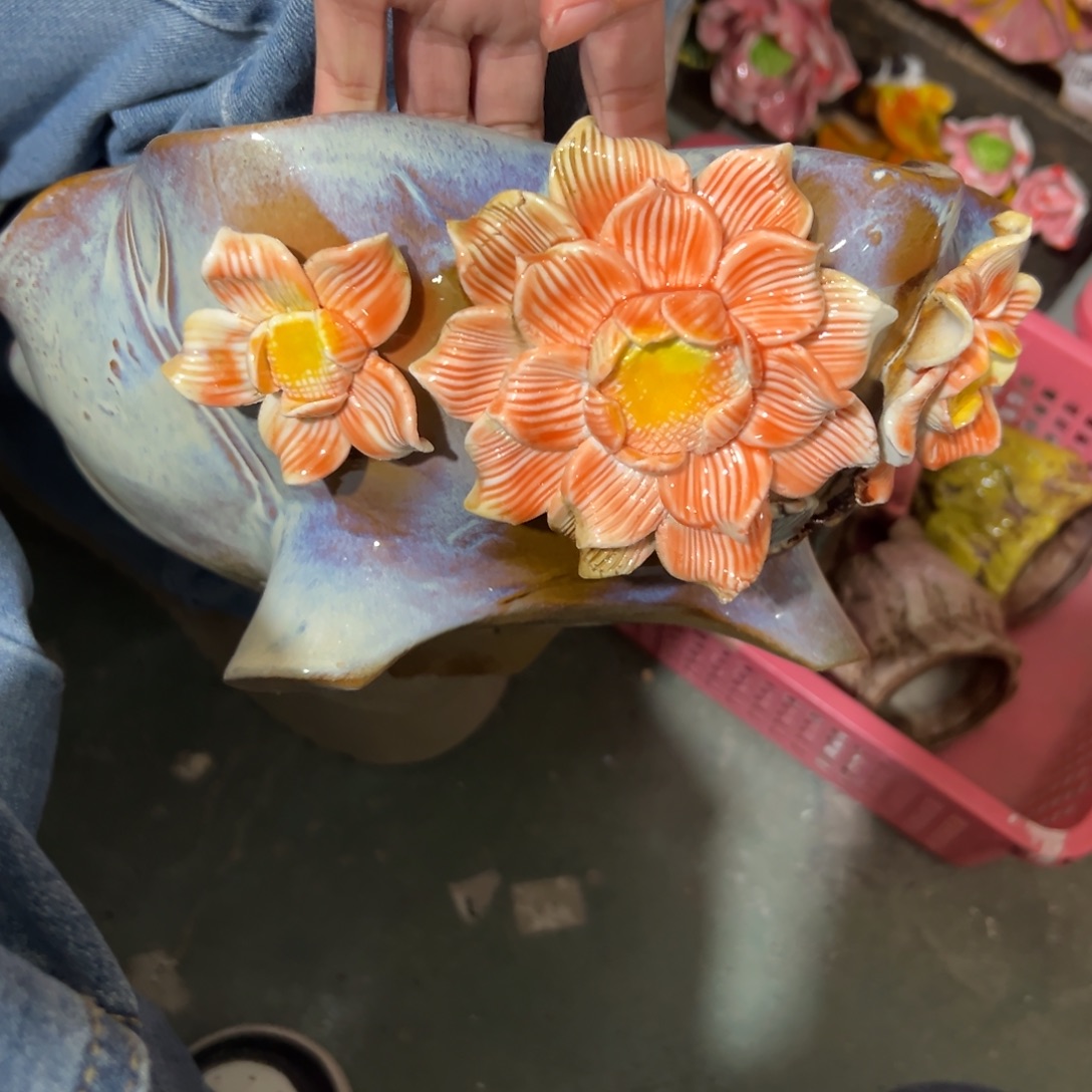 满20米秒退拉黑花盆