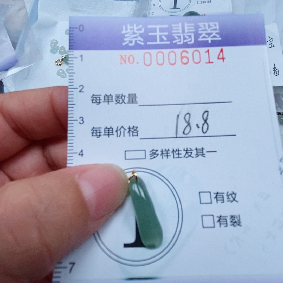 颈饰未镶嵌翡翠冰透随行