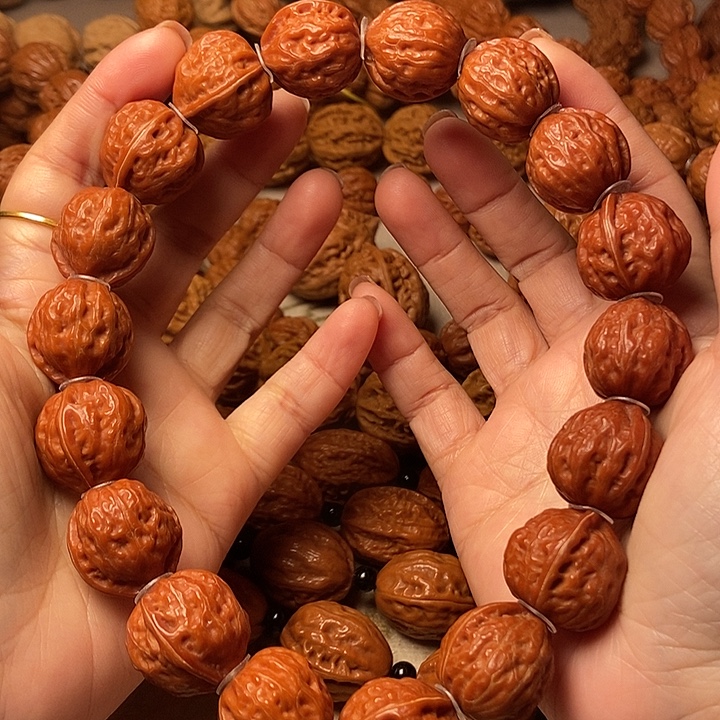 文玩核桃手串火焰纹