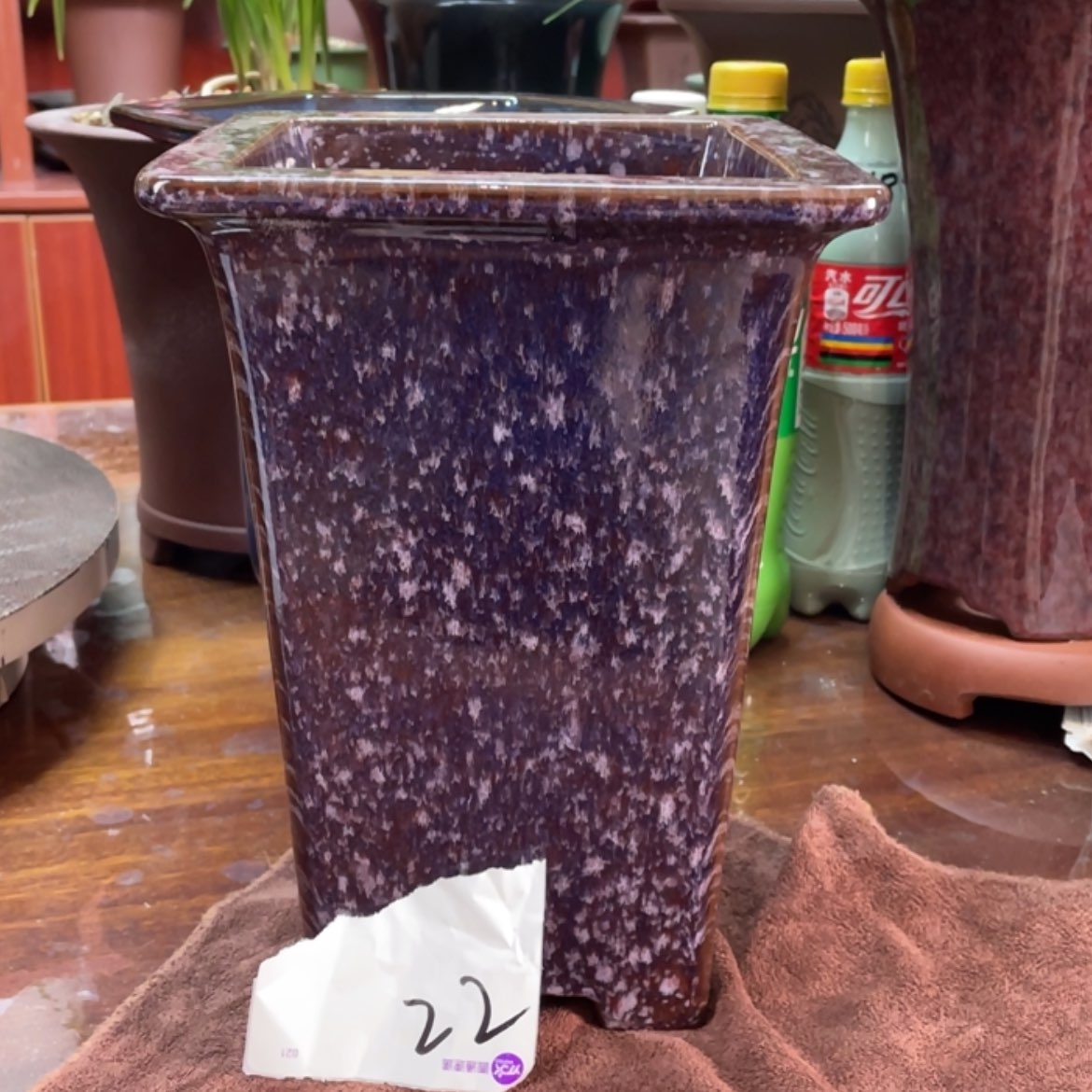 【闪购商品】紫砂花盆兰花455855688558855984