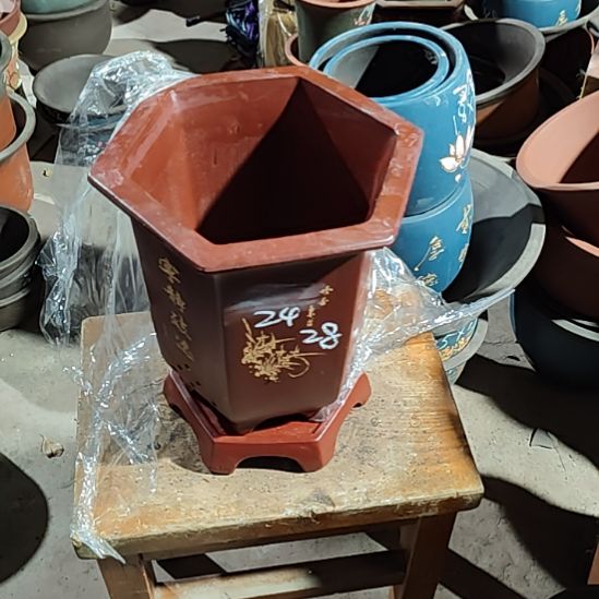 宜兴紫砂花盆清仓