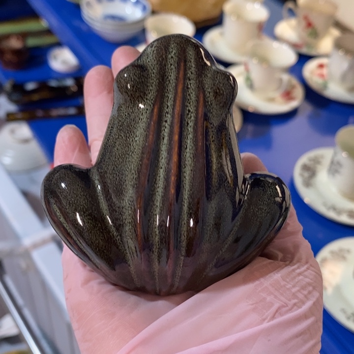 瓷片七厂窑变青蛙