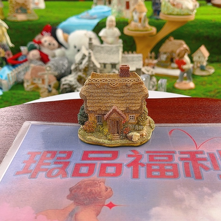 紫砂茶宠中古小房子微缩景观