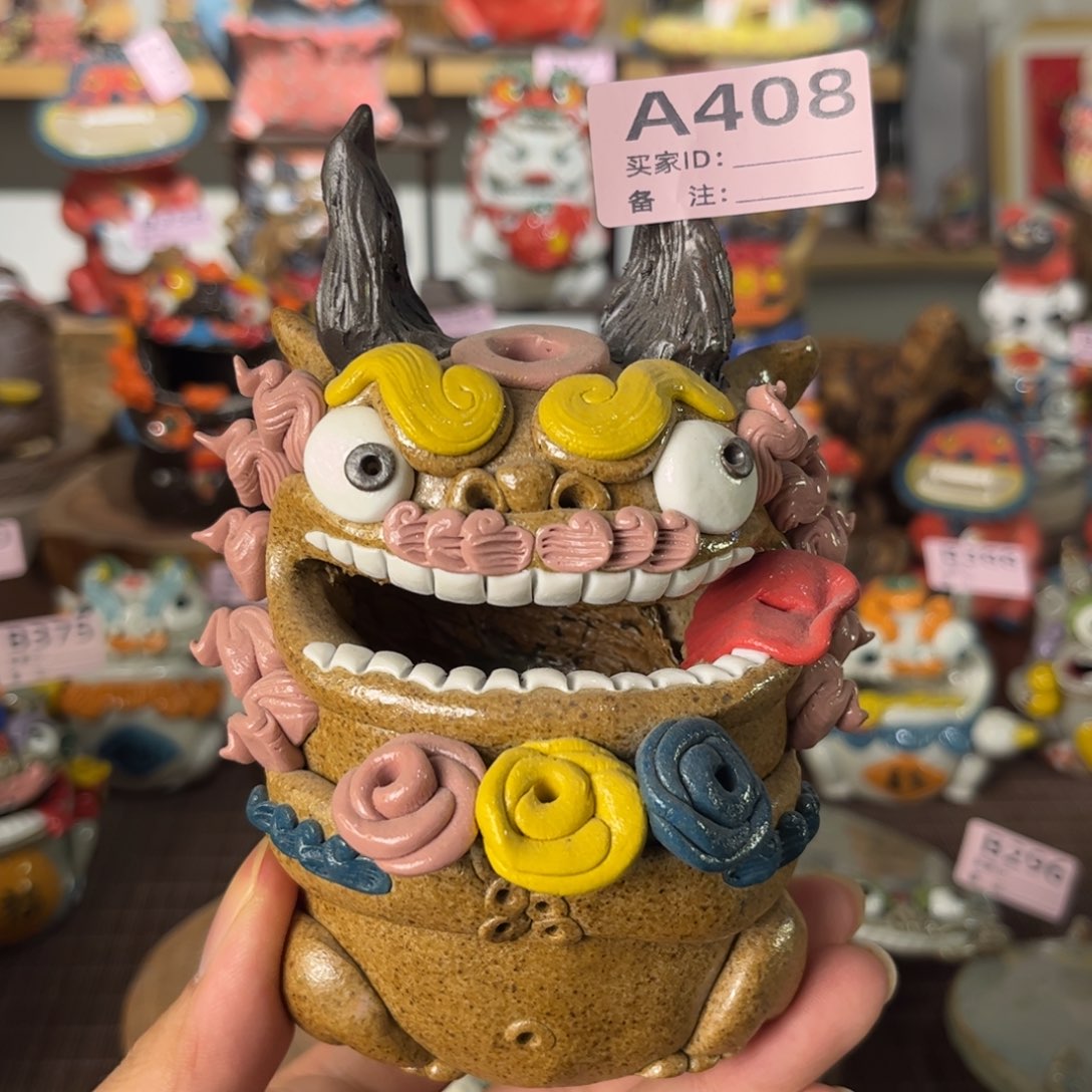 泥塑纯手工茶宠摆件