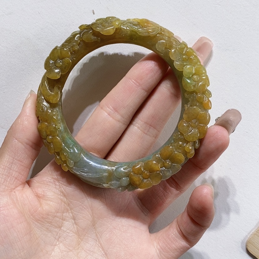 【闪购商品】翡翠手镯未镶嵌56-58