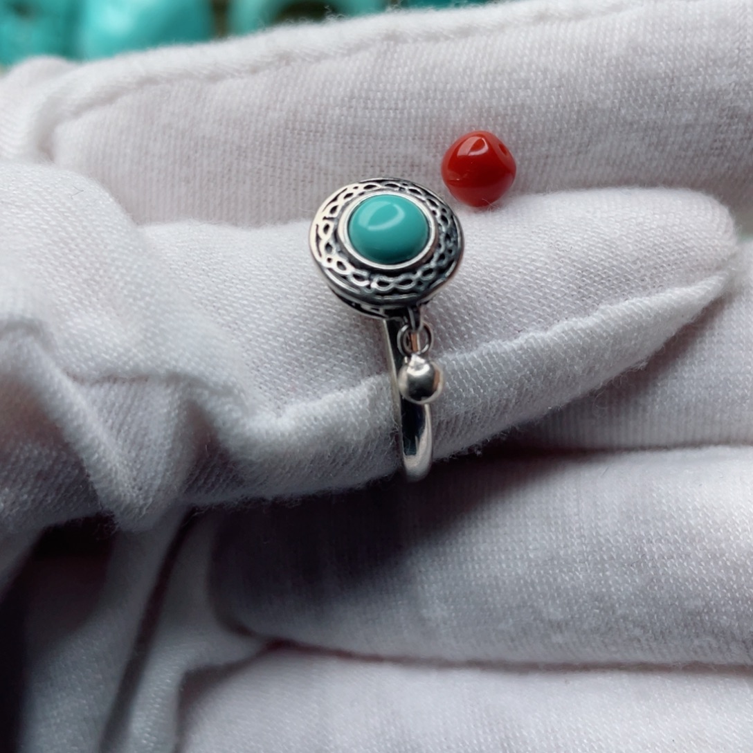 银S925镶嵌南红玛瑙珠宝奇石