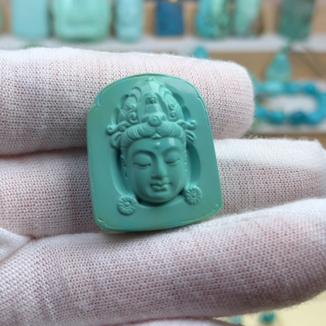 未镶嵌绿松石珠宝奇石