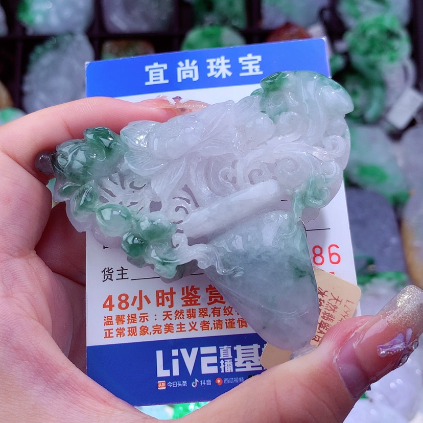 【闪购商品】翡翠颈饰未镶嵌挂件