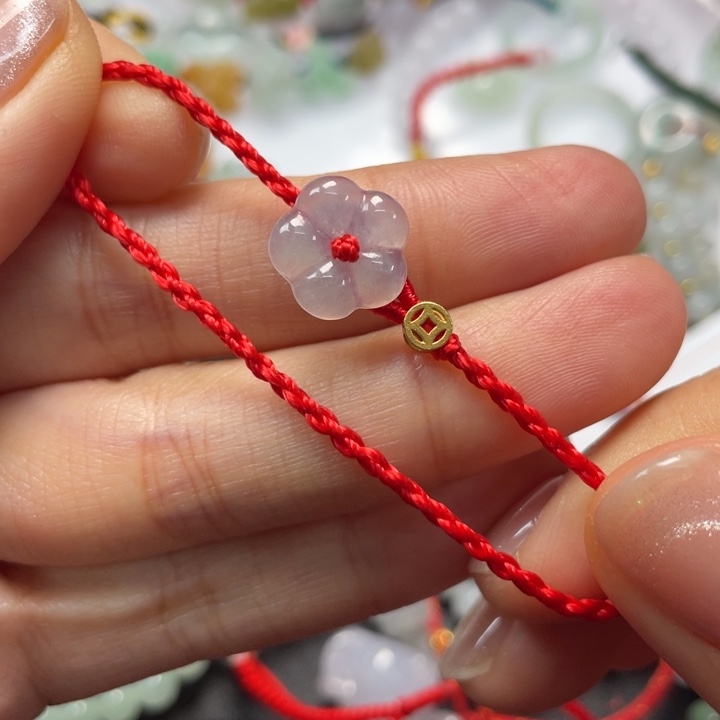 翡翠未镶嵌手绳15手围