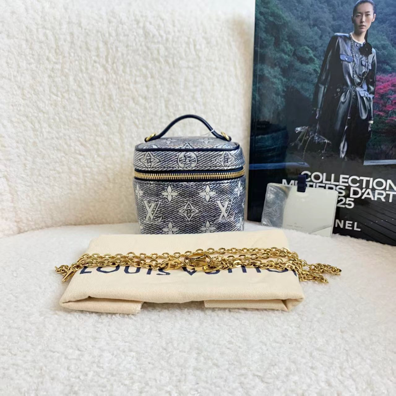 99新 LouisVuitton/路易威登 壹臻su/牛仔炫彩mini盒子 59787180