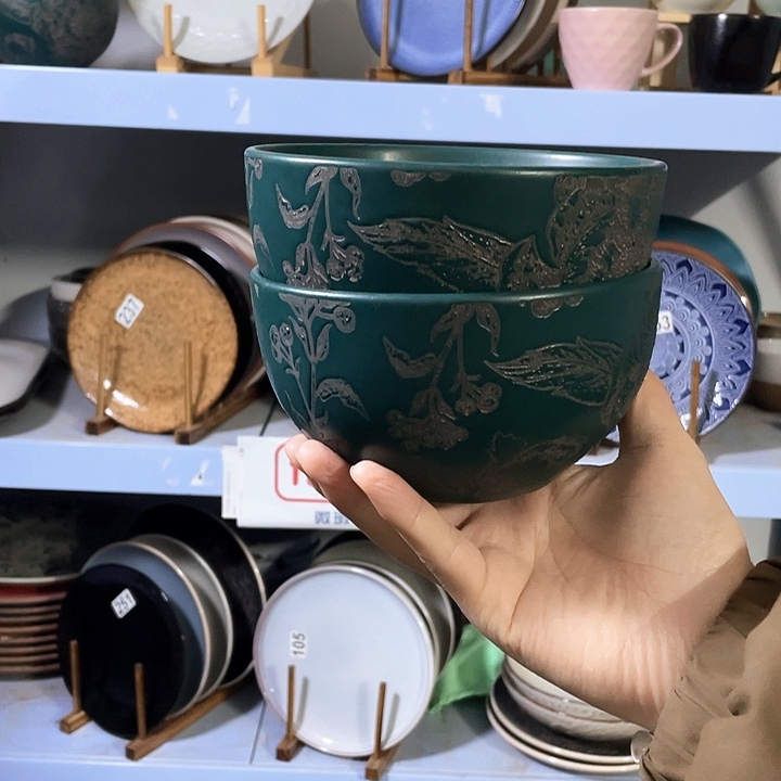 瓷2只高温釉下彩陶瓷餐具类型