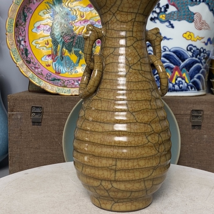 瓷器瓷器瓷器摆件凌*渡