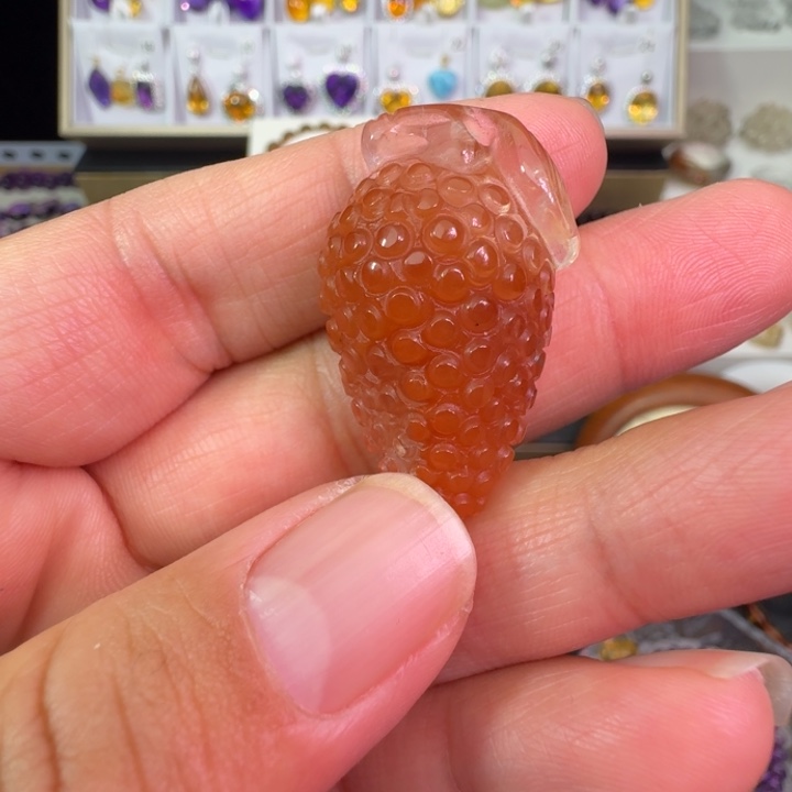 水晶颈饰未镶嵌吊坠