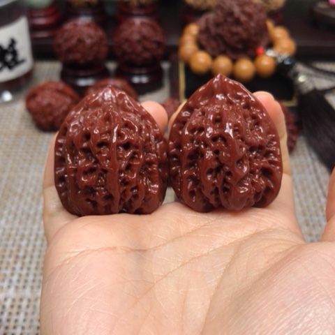 文玩核桃把件佛肚 36尺