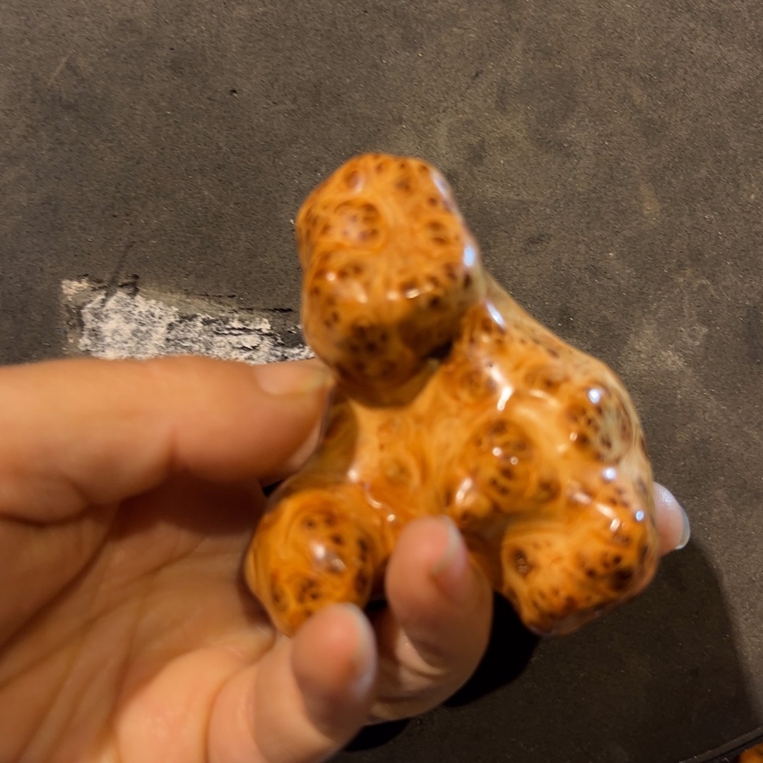 振***波崖柏太行崖柏随型瘤花手把件