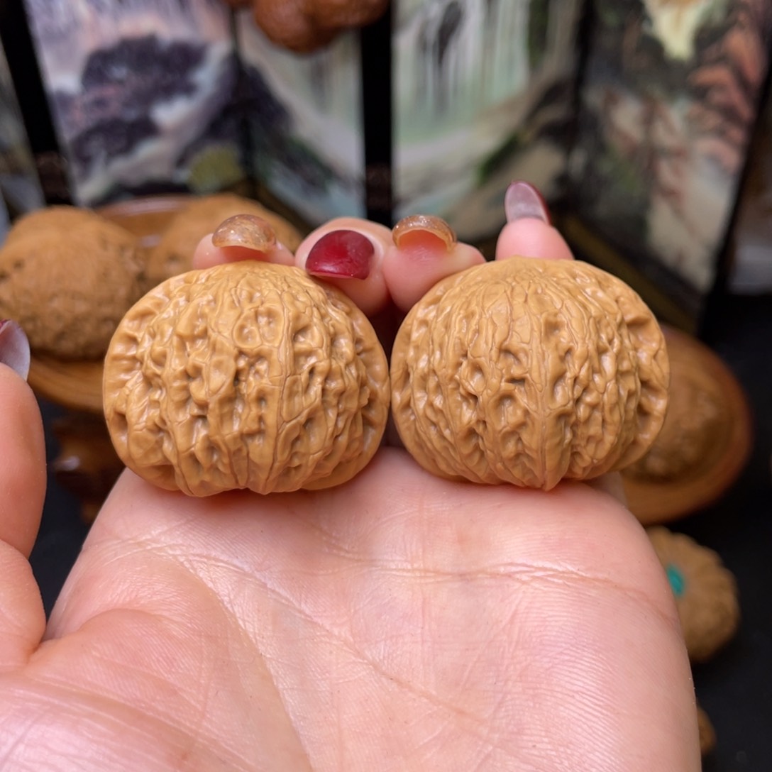 文玩核桃把件37铁锤