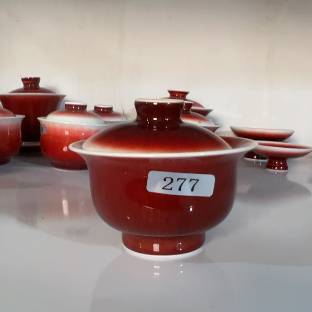 陶景德镇陶瓷郎红微瑕