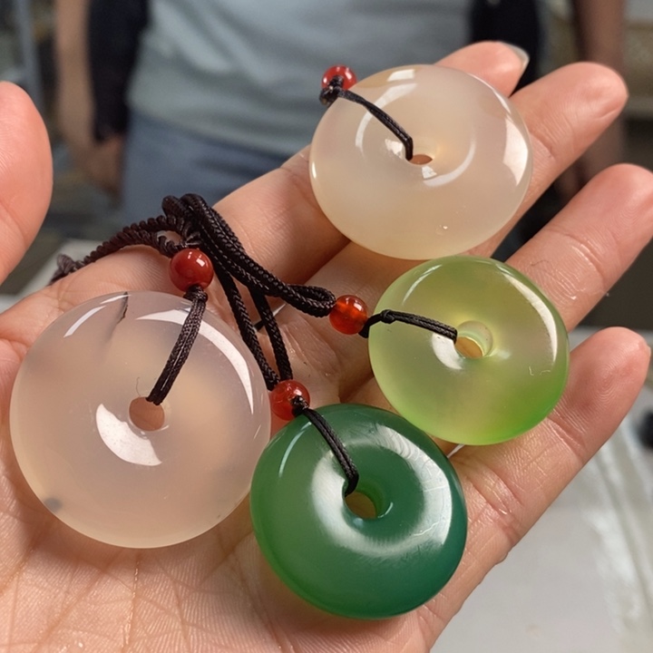 玛瑙/玉髓吊坠(不含链)未镶嵌