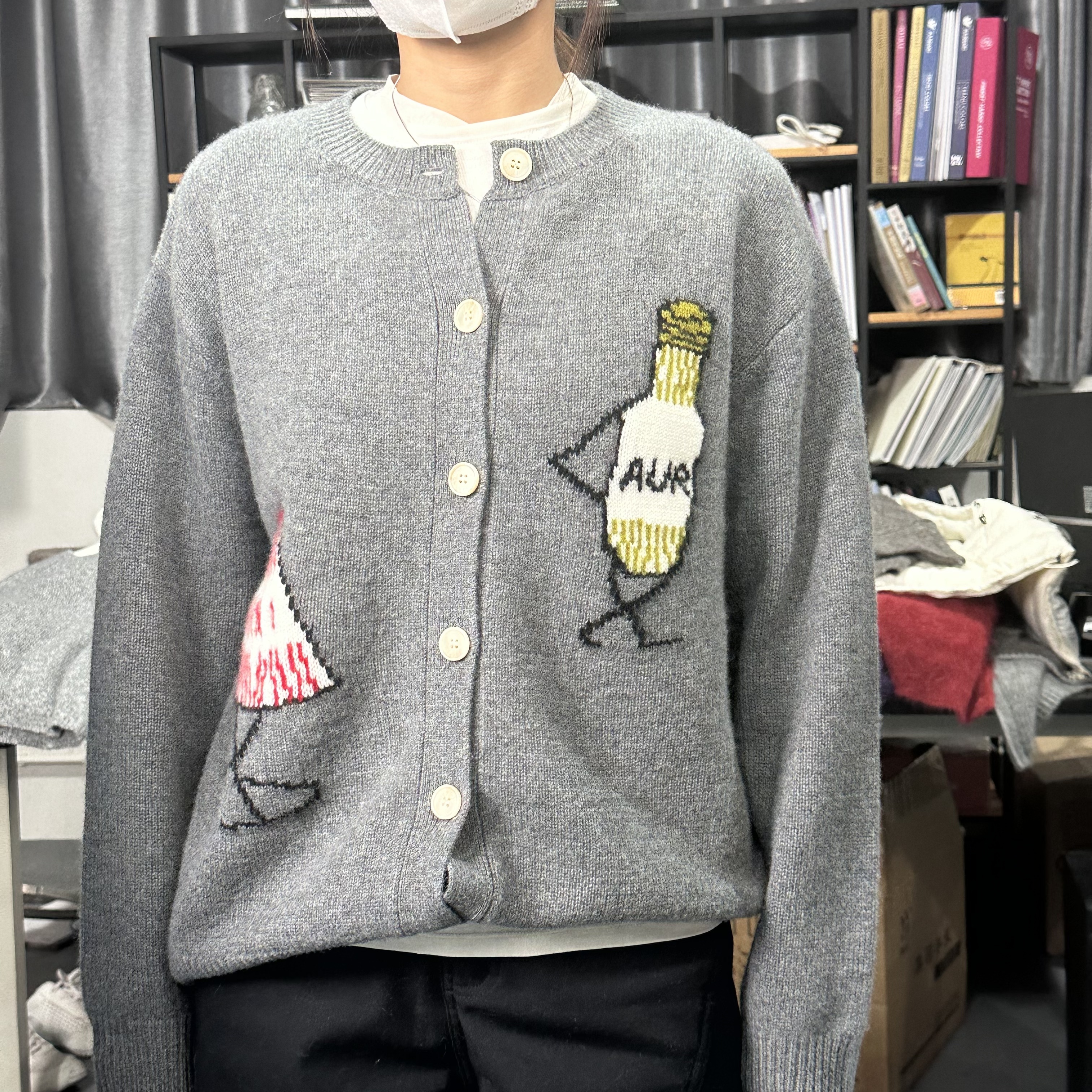 2025【炸总精选】100%山羊绒时尚百搭针织开衫Y1310