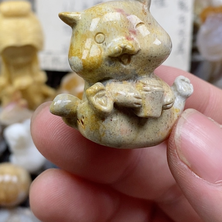 颈饰未镶嵌硅化珊瑚（珊瑚玉）有瑕