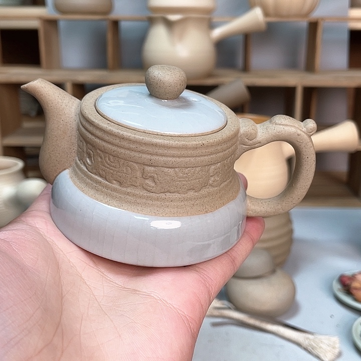 壶老段烧陶瓷茶器！